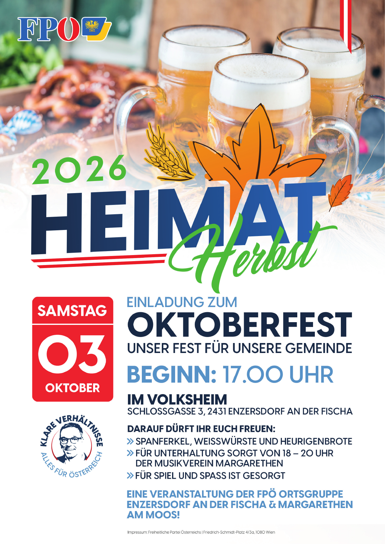 Oktoberfest – FPÖ Enzersdorf an der Fischa