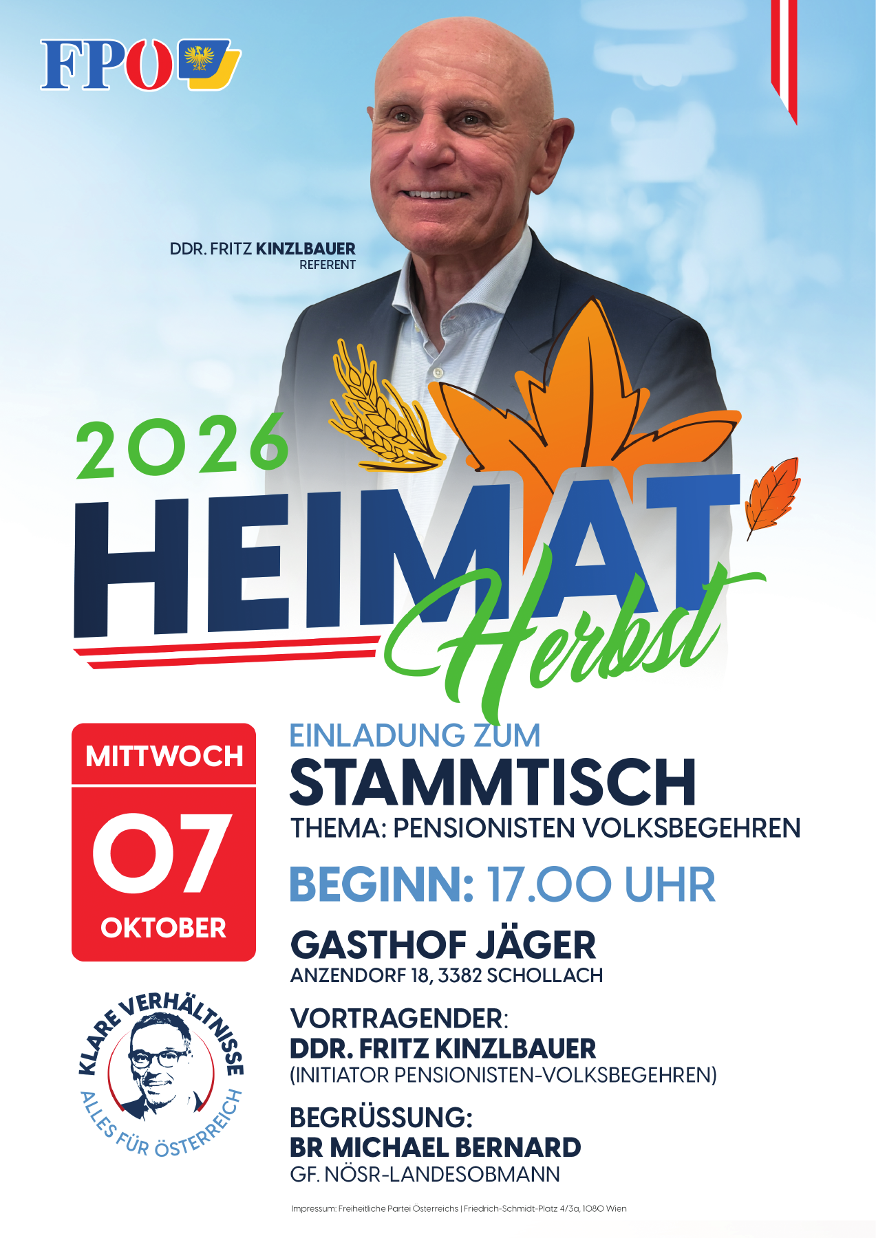 Stammtisch – FPÖ Schollach