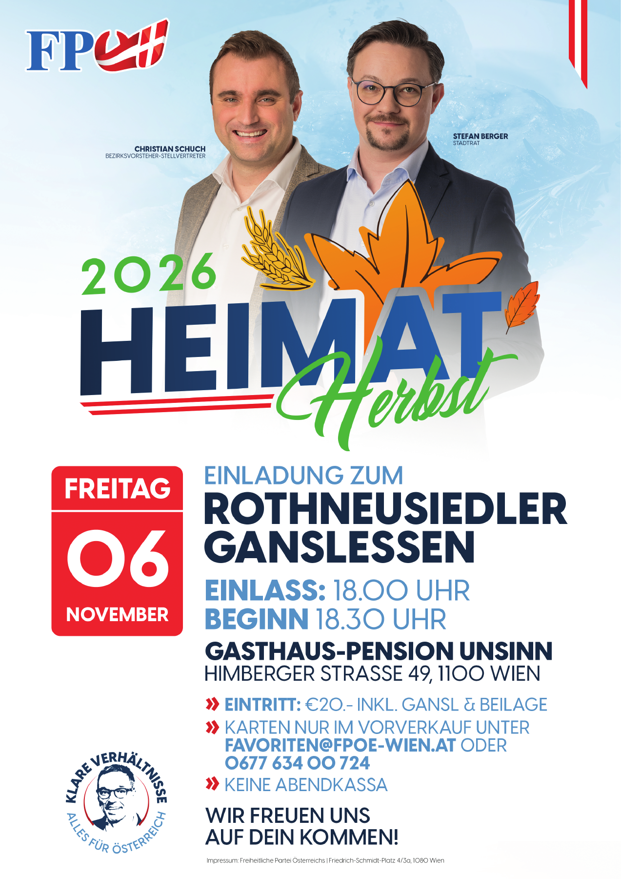 Ganslessen – FPÖ Favoriten