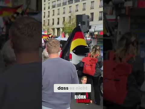 Berlin Protest gegen Korruption & Krieg  #björnbanane #alternativemedien #klart #afd