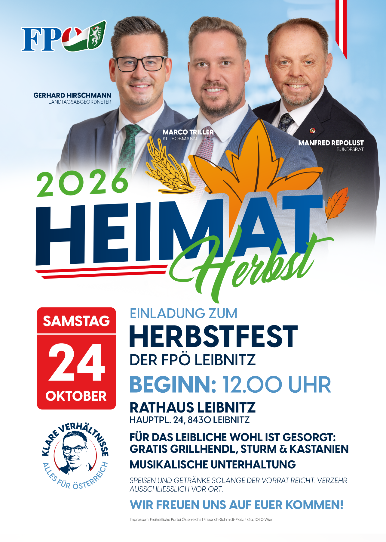 Herbstfest – FPÖ Leibnitz