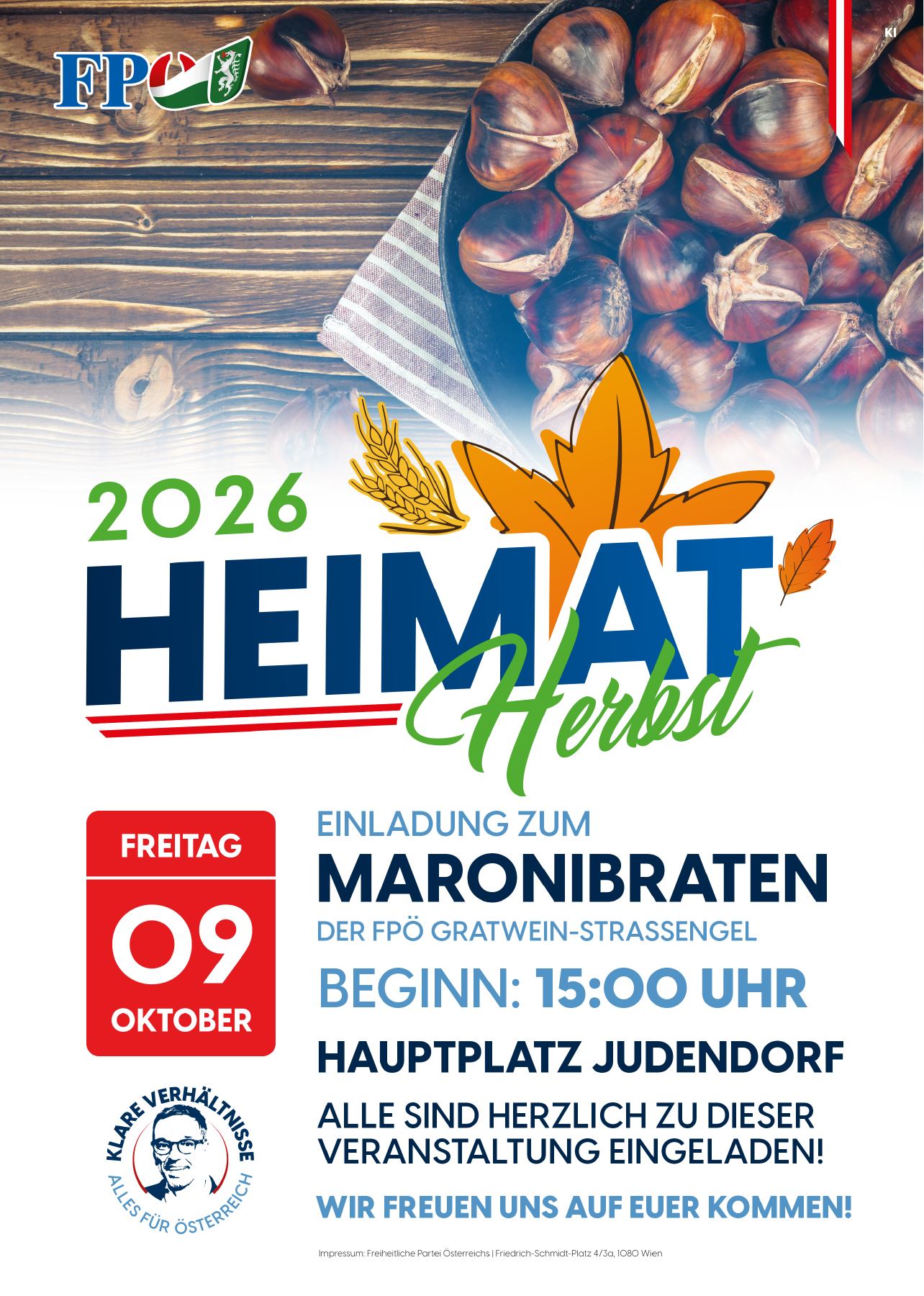 Maronibraten der FPÖ Gratwein-Straßengel