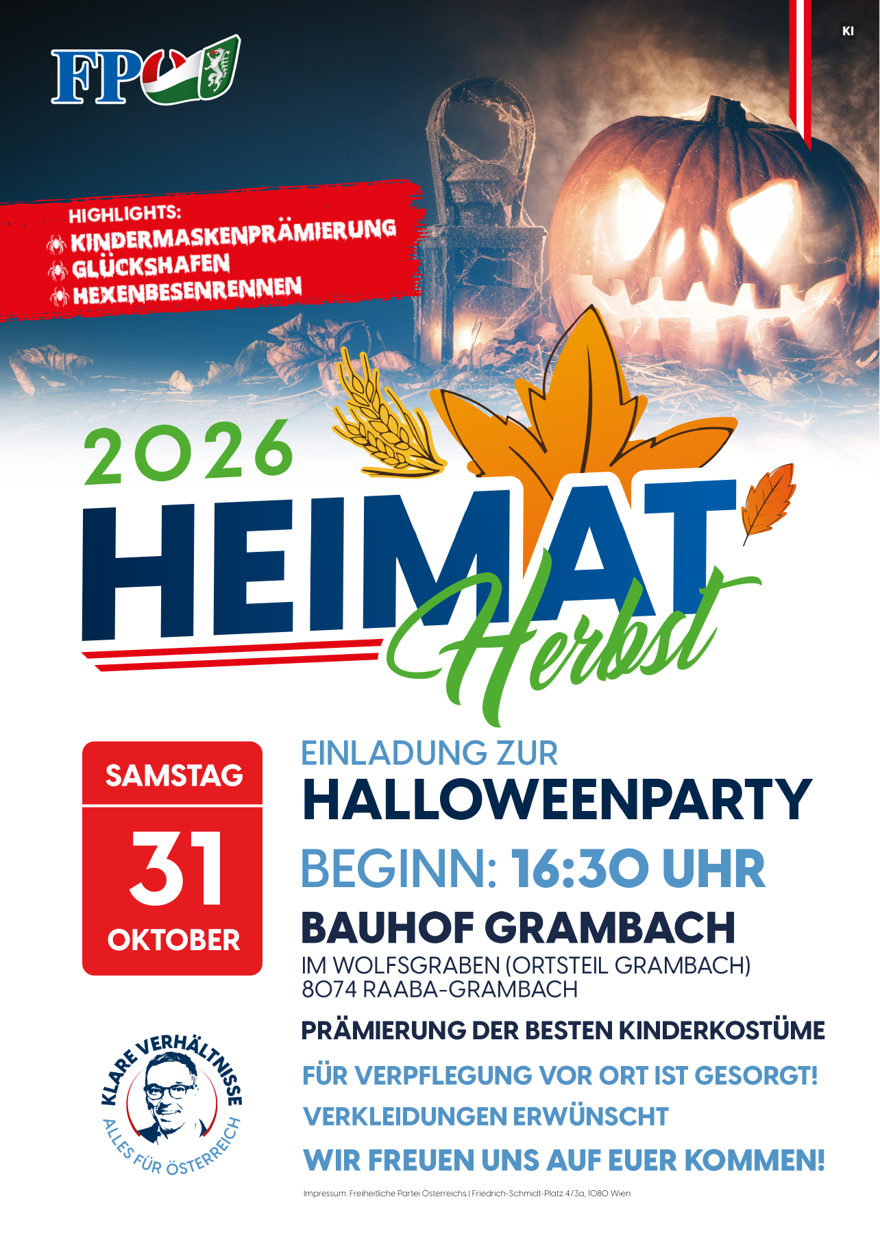 Halloweenparty – FPÖ Raaba-Grambach