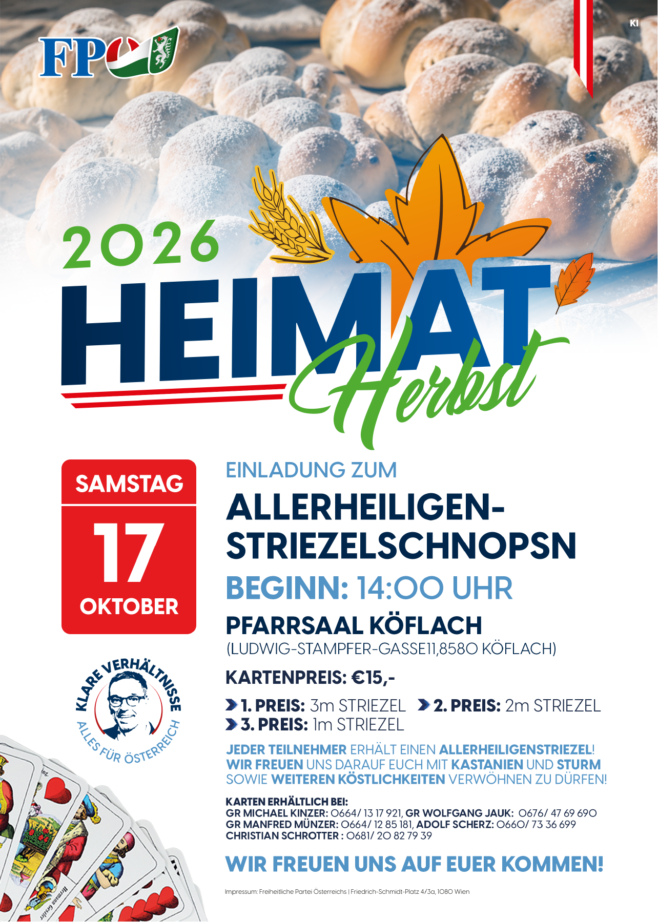 Allerheiligen-Striezelschnapsen – FPÖ Köflach