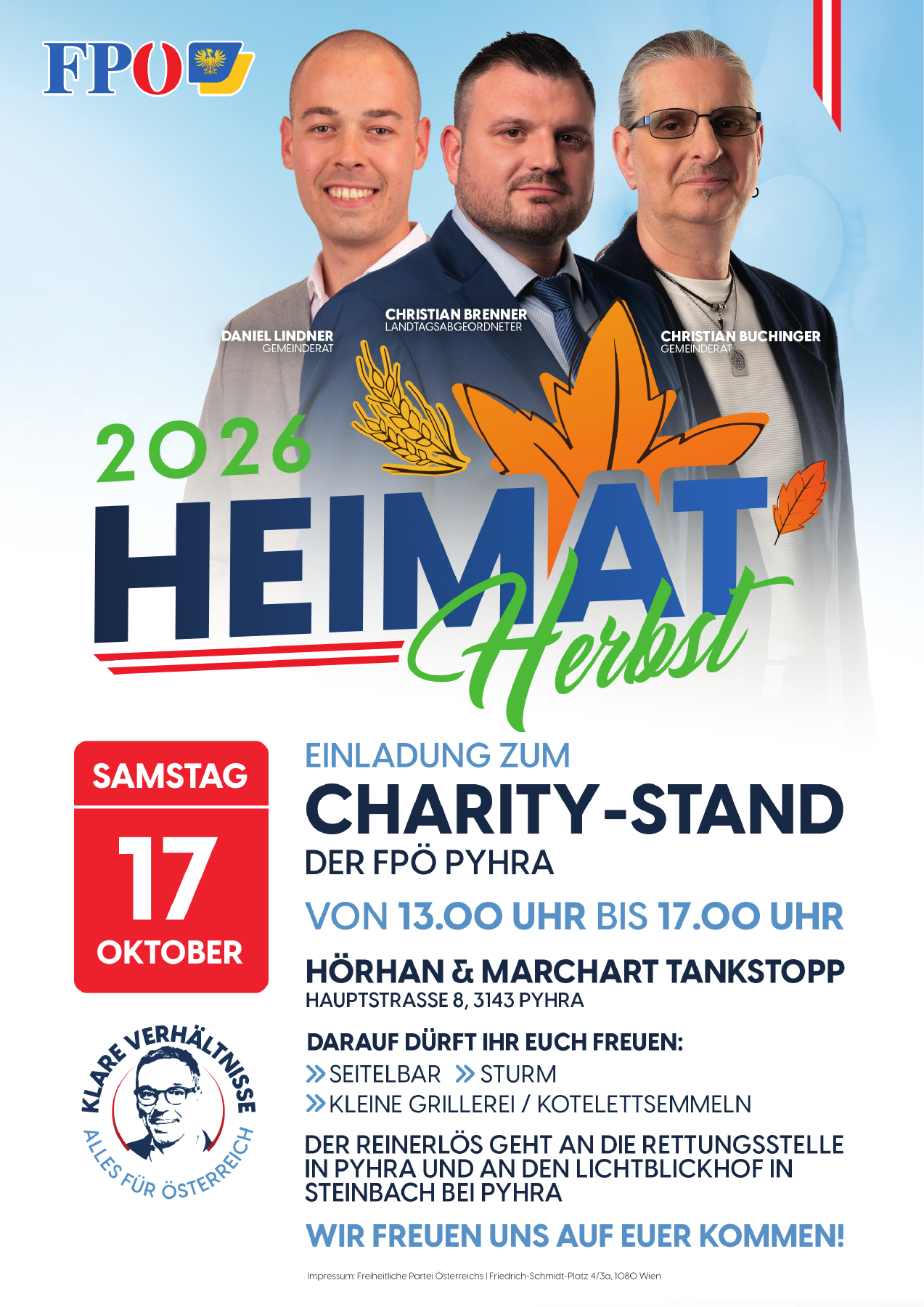 Charity-Stand – FPÖ Pyhra