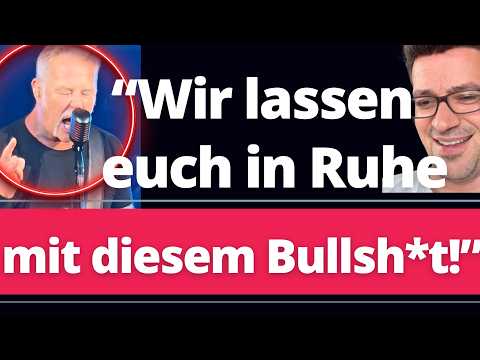 Sensationell: Metallica Sänger wischt mit WOKE Künstlern den Boden auf!
