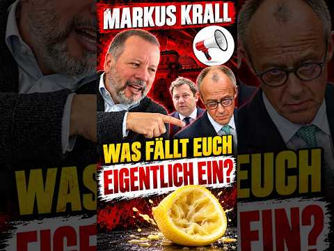 💥Markus Krall: Was fällt euch eigentlich ein, ihr verdammten Flachbrett...!