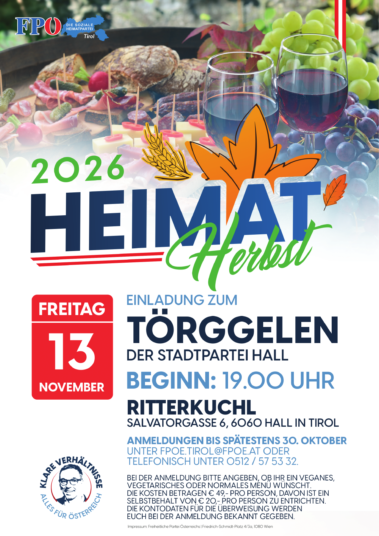 Törggelen – FPÖ Hall in Tirol