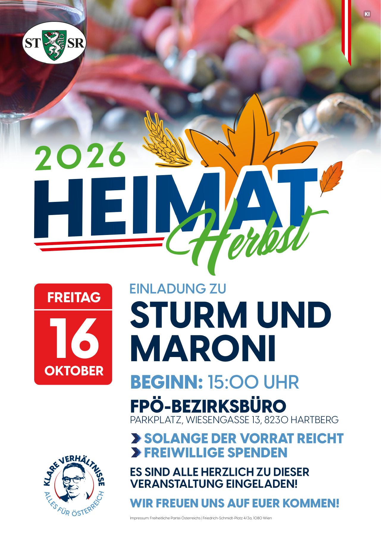 Sturm und Maroni – FPÖ Hartberg