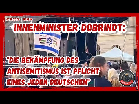 Bundesinnenminister Dobrindt - Rede zum Jahrestag des Hamas-Anschlags | Berlin 07.10.2026