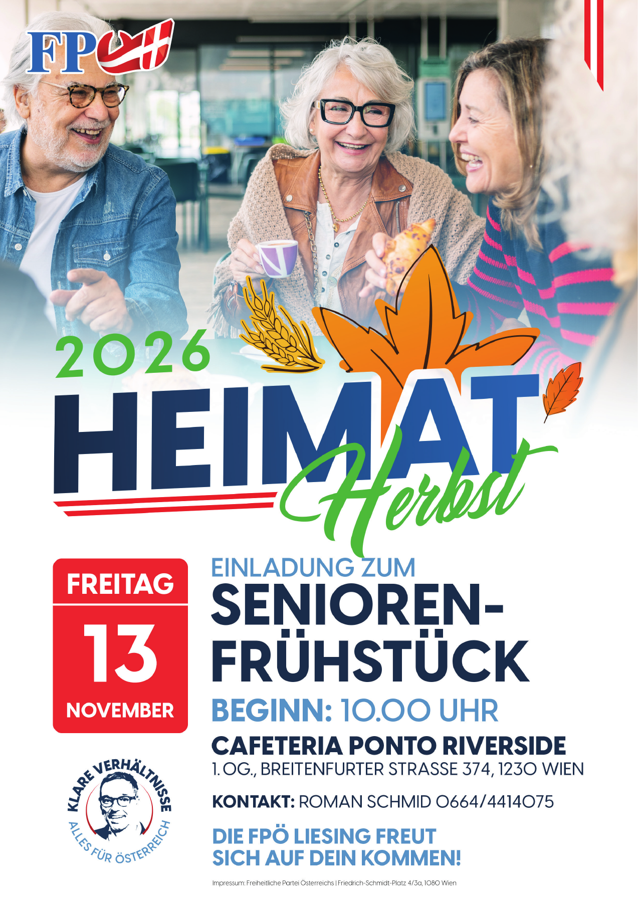 Seniorenfrühstück – FPÖ Liesing