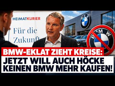 BMW-Eklat zieht Kreise: Jetzt will auch Höcke keinen BMW mehr kaufen!