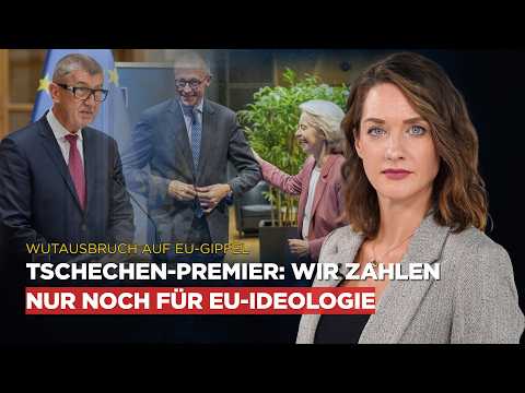 Wutausbruch auf EU-Gipfel:🇨🇿Tschechen-Premier: Wir zahlen nur noch für EU-Ideologie