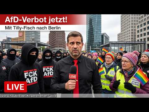 🔴 LIVE ‼️  AfD VERBOT MIT TILLY-FISCH‼️