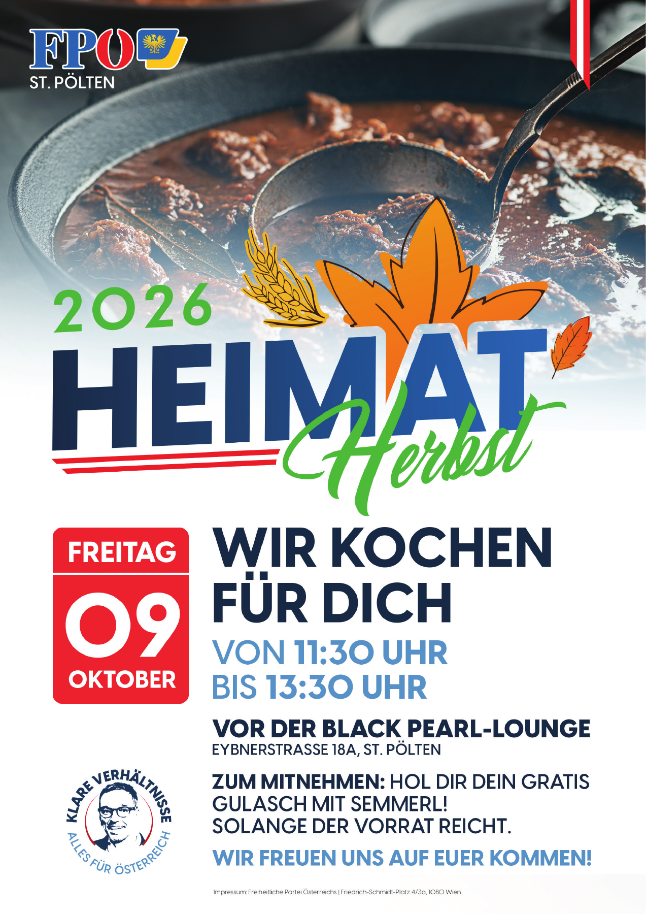 Wir kochen für dich – FPÖ St. Pölten