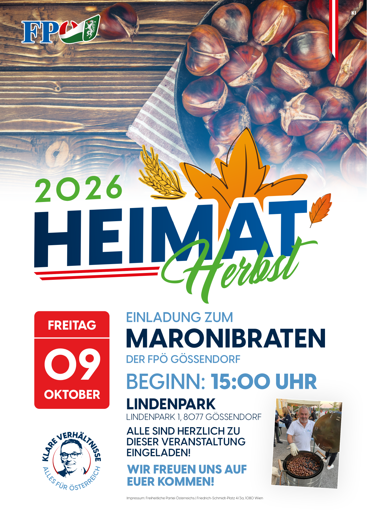 Maronibraten – FPÖ Gössendorf