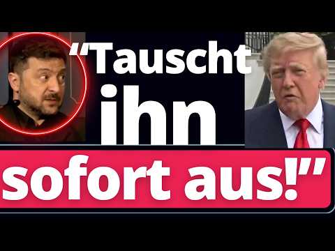 Trump Eskalation mit Selenski: "Der gehört sofort ausgetauscht!"