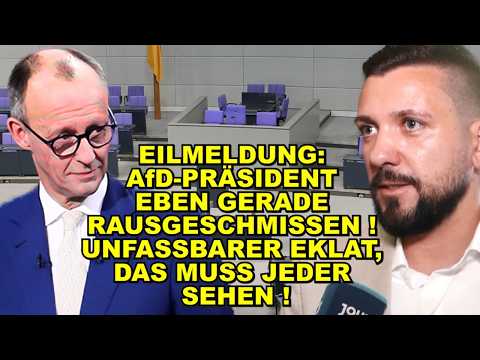 EIL: AfD-Präsident FLIEGT RAUS! Schock!