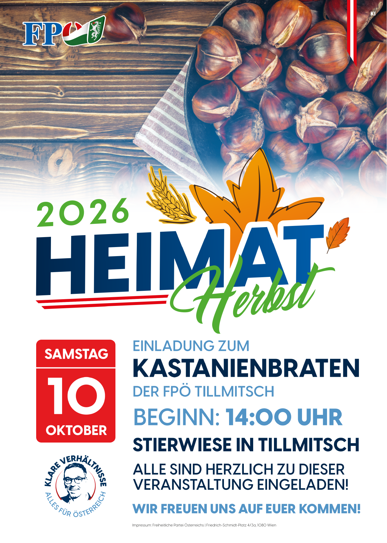 Kastanienbraten – FPÖ Tillmitsch