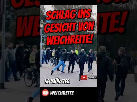 Schlag ins Gesicht von Weichreite! Antifa Gegendemo AfD GD Demo Neumünster 17.10.26 @SchmidtkesWelt