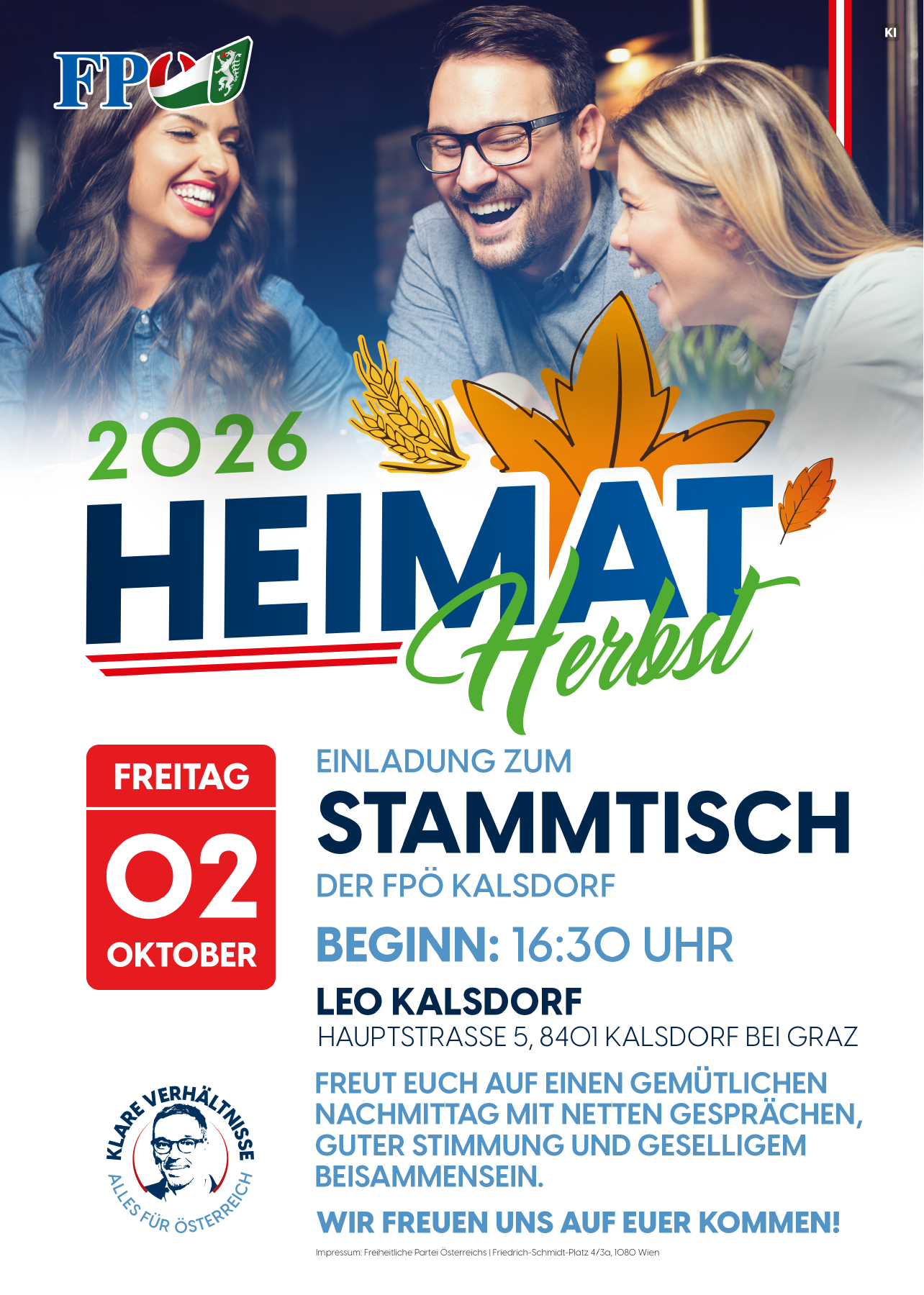 Stammtisch der FPÖ Kalsdorf bei Graz