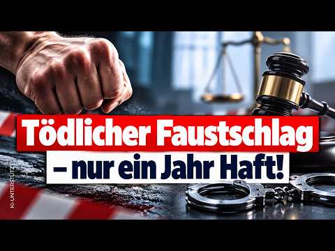 Tödlicher Faustschlag durch Migrant – nur ein Jahr Haft!