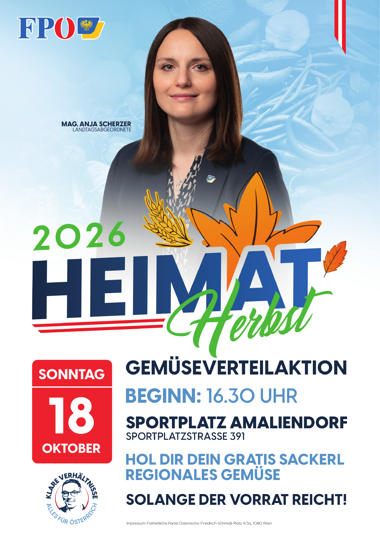 Gemüseverteilaktion – FPÖ Amaliendorf