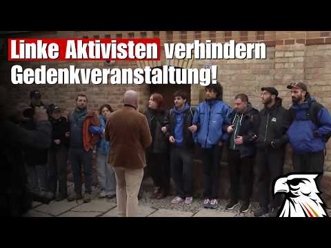 Eklat in Halle: Linke Aktivisten verhindern Teilnahme des Landtagspräsidenten an Gedenkveranstaltung
