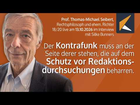 Staatsanwaltschaft droht mit Durchsuchung einer Redaktion – Interview mit Thomas-Michael Seibert