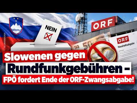 Slowenen stimmten gegen Rundfunkgebühren – FPÖ fordert Ende der ORF-Zwangsabgabe!