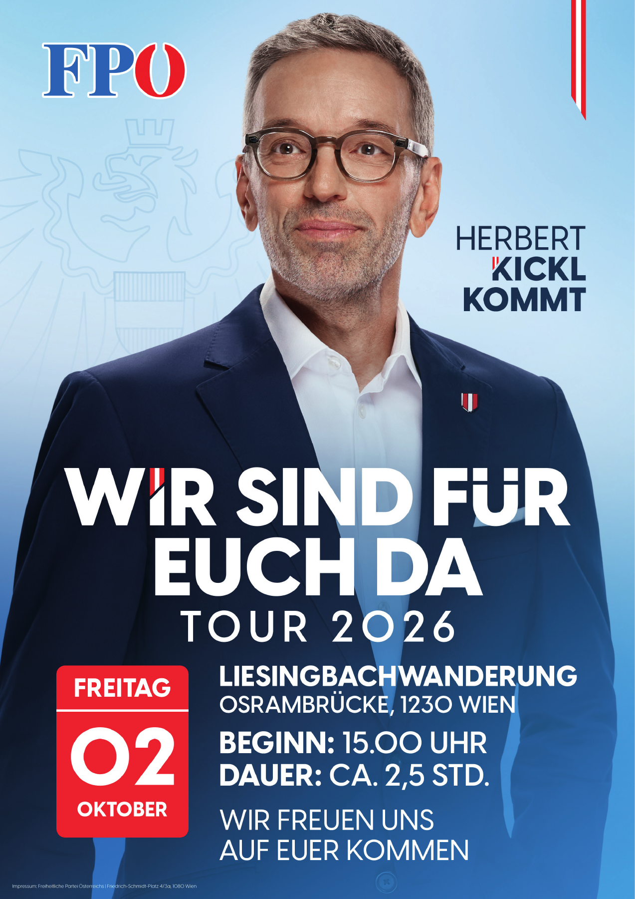 Liesingbachwanderung mit Herbert Kickl