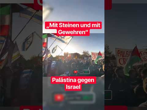 „Mit Steinen und mit Gewehren“ Palästina gegen Israel Demonstranten