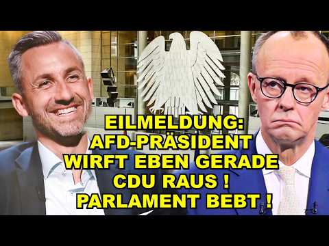 EIL: AfD-Präsident WIRFT CDU RAUS!