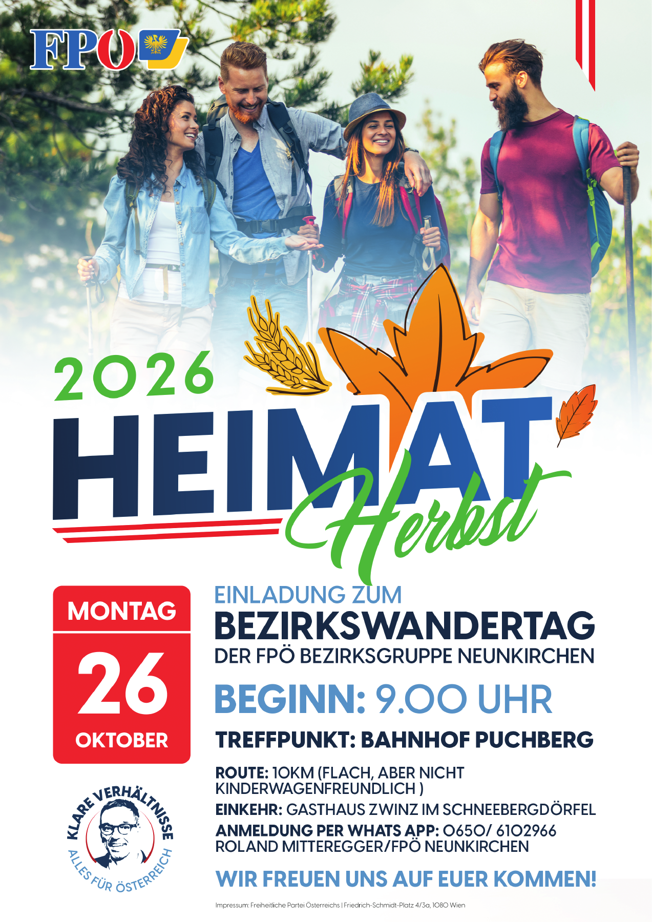 Bezirkswandertag – FPÖ Puchberg
