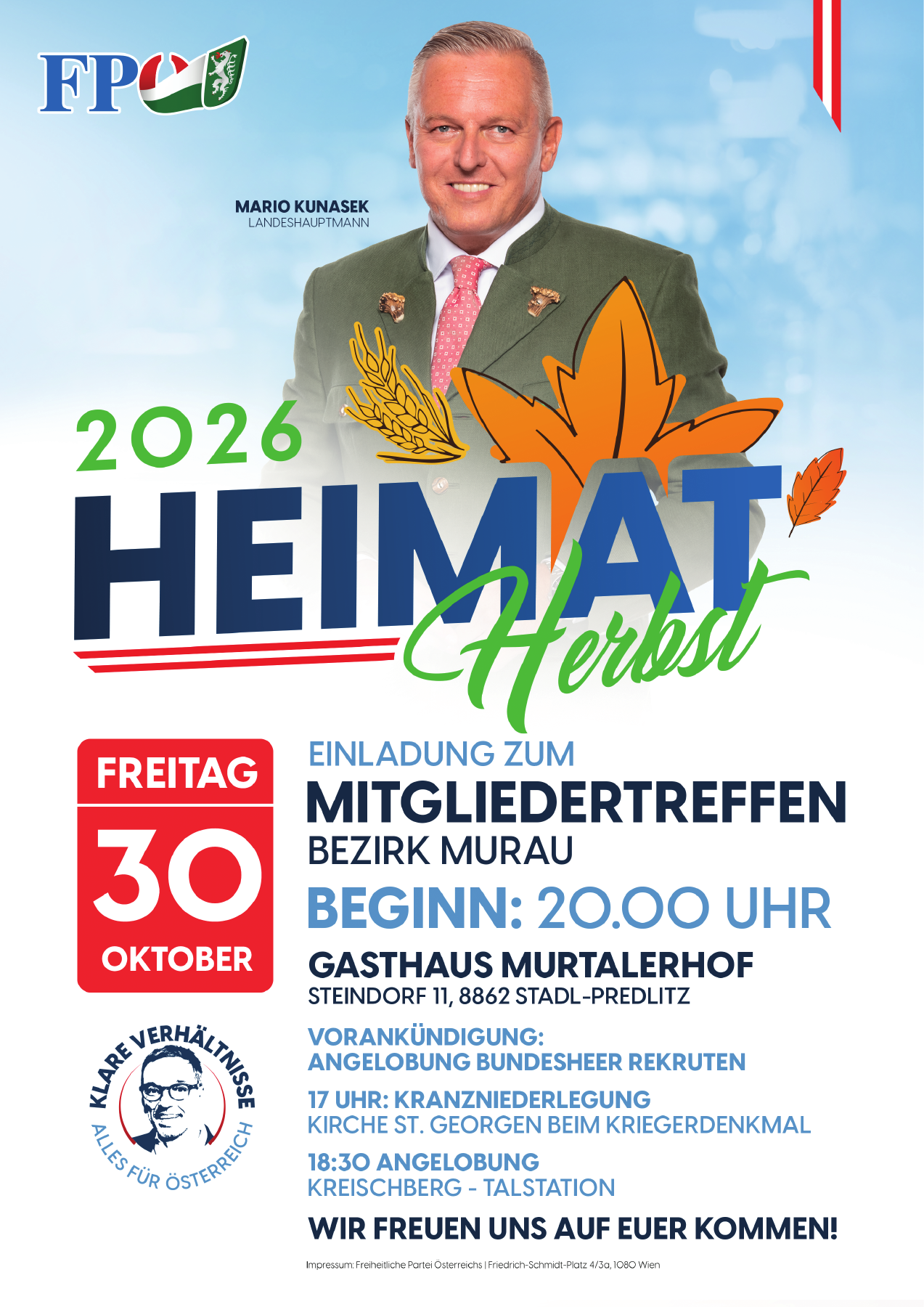 Mitgliedertreffen – FPÖ Stadl-Predlitz