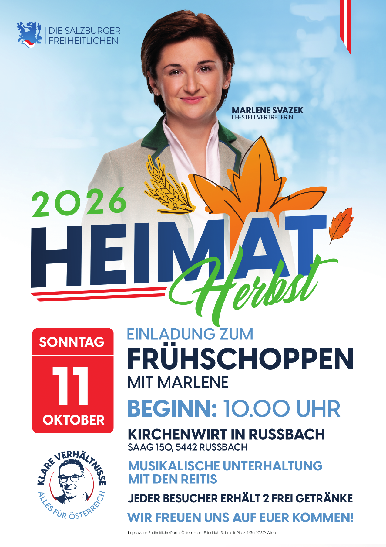 Frühschoppen mit Marlene Svazek – FPÖ Rußbach