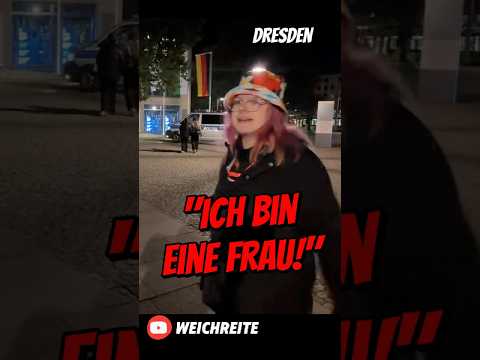 "Ich bin eine Frau!" Antifa Gegendemo Max Schreiber, Siggi Montagsdemo 12.10.26