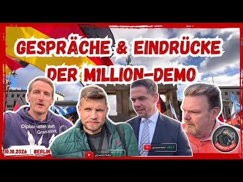 Gespräche auf „1 Million-Demo“ in Berlin - Teil 1 | 10.10.2026